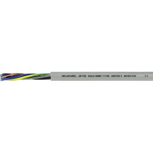HELU OB-750 11121-500 řídicí kabel 2 x 4 mm², 500 m, šedá