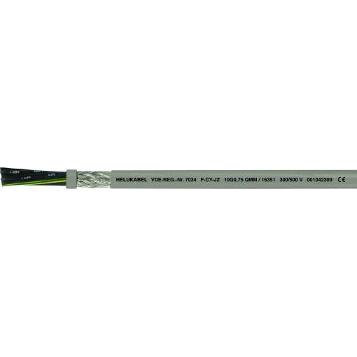 HELU F-CY-JZ 16397-500 řídicí kabel 7 G 1.5 mm², 500 m, šedá