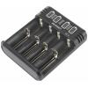 VOLTCRAFT BC4 nabíječka akumulátorů Li-Ion, NiMH AA, AAA, malé mono, Sub-C , 10440, 16340, CR-123A, 17335 , 17500, 17670, 18490, 18650, 21700 , 22650, 26500,