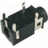 Cliff FC68125 jack konektor 3.5 mm zásuvka, vestavná horizontální Pólů: 4 stereo černá 1 ks