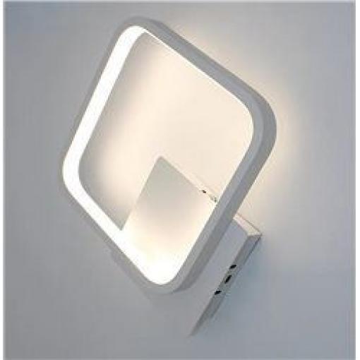 LED nástěnné svítidlo 12 W, 20 × 23 cm, bílé, 4500 K