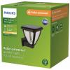 Philips LED Vapora 8720169265707 venkovní solární nástěnné osvětlení LED 1.5 W černá