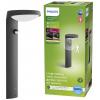 Philips LED Tyla 8719514476936 venkovní solární stojanové světlo LED 1.2 W antracitová