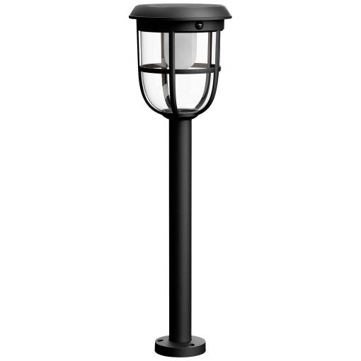 Philips LED 8720169267213 Radii venkovní solární stojanové světlo s PIR senzorem LED 1.3 W černá