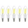 Sygonix SY-5781472 LED Energetická třída (EEK2021) A (A - G) E14 2.2 W = 40 W teplá bílá (Ø x v) 35 mm x 110 mm vlákno 5 ks