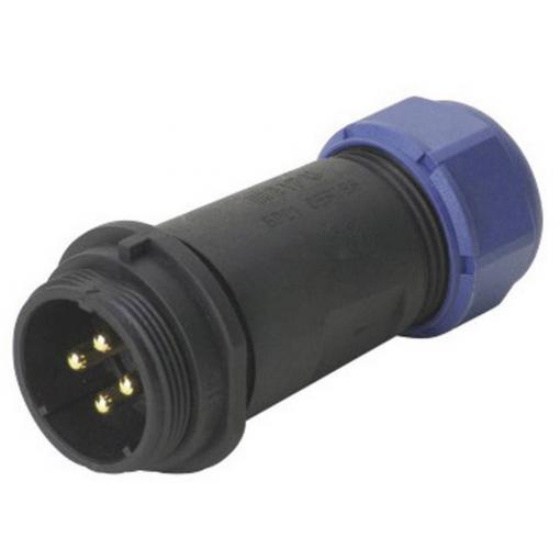 Weipu SP2111 / P 5C II kulatý faston, 1 ks