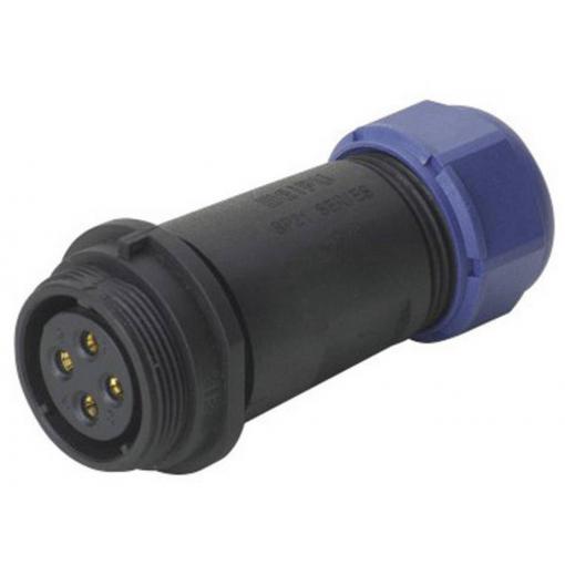 Weipu SP2111 / S 4 I kulatý faston, 1 ks