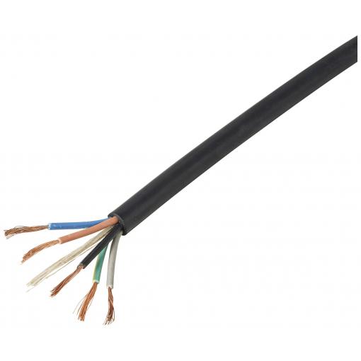 TRU COMPONENTS TC-11594948 kabel s gumovou izolací H07RN-F 5 x 1.5 mm² černá metrové zboží
