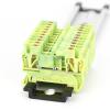 TRU COMPONENTS TC-JPT6-PE průchodková svorka 8.2 mm rychlé připojení Pólů: 2 0.5 mm² 6 mm² zelená, žlutá 1 ks