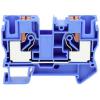 TRU COMPONENTS TC-JPT10 Blue průchodková svorka 10.2 mm rychlé připojení Pólů: 2 0.5 mm² 10 mm² modrá 1 ks