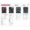 WorkPro WP1050 WorkPro WP1050 Sada nářadí WORKPRO v hliníkovém kufříku 1050dílná (d x š x v) 37 x 20 x 51 cm 1050dílná (d x š x v) 37 x 20 x 51 cm