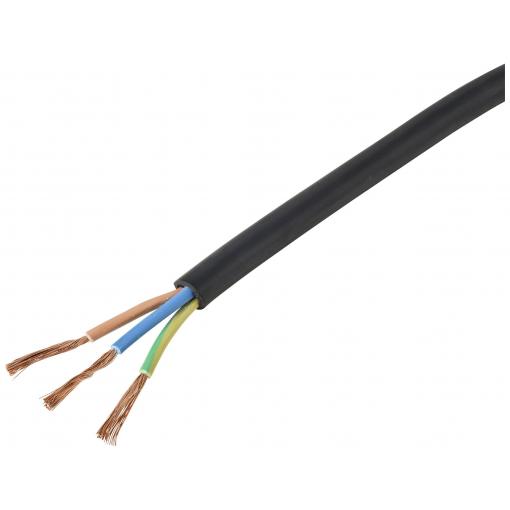 TRU COMPONENTS TC-11595928 kabel s gumovou izolací H07RN-F 3 x 4 mm² černá metrové zboží