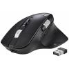 Renkforce RF-OBTM-500 optická ergonomická myš, přenos bezdrátový, 8 tlačítko, 3200 dpi, černá