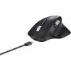Renkforce RF-OBTM-500 optická ergonomická myš, přenos bezdrátový, 8 tlačítko, 3200 dpi, černá
