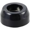 TRU COMPONENTS TC-11654304 podstavná nožka přístrojová zašroubovatelná, kulatá černá (š x v) 11 mm x 6 mm 1 ks