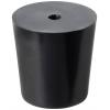 TRU COMPONENTS TC-11654340 podstavná nožka přístrojová zašroubovatelná, kulatá černá (š x v) 50 mm x 50 mm 1 ks