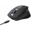 Renkforce RF-WM-300 optická ergonomická myš, přenos Bluetooth®, bezdrátový, 7 tlačítko, 2400 dpi, černá/šedá