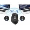 Renkforce RF-WM-300 optická ergonomická myš, přenos Bluetooth®, bezdrátový, 7 tlačítko, 2400 dpi, černá/šedá