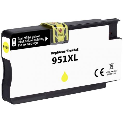 Renkforce Ink náhradní HP 951XL, CN048AE kompatibilní žlutá RF-5706060