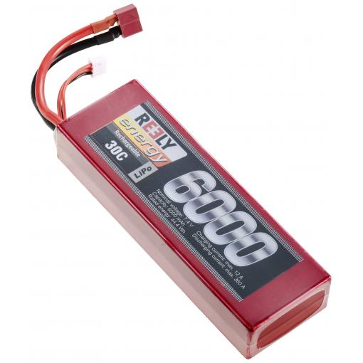 Reely RE-7855155 akupack Li-Pol (modelářství), 7.4 V, 6000 mAh, články 2, 30 C, Hardcase, T zástrčka