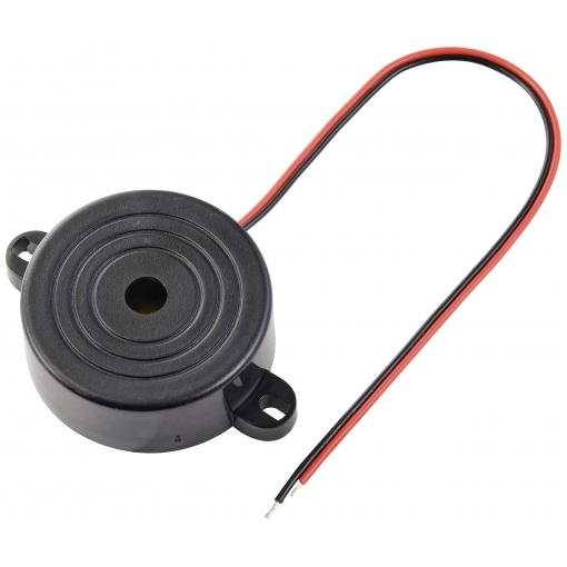 TRU COMPONENTS TC-10475828 piezo bzučák Hlučnost: 100 dB Napětí: 12 V/DC nepřerušovaný tón 1 ks