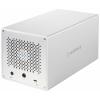 Renkforce RF-5587610 pouzdro pevného disku SATA Počet šachet pevných disků: 4 Bay 2.5 palec, 3.5 palec Vč. 80mm ventilátoru hliníkové pouzdro USB 3.2 (Gen 1x1)