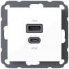 Ehmann 6460x0100 USB nabíjecí zásuvka do zdi bílá