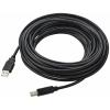 Renkforce USB kabel USB 2.0 USB-A zástrčka, USB-B zástrčka 10.00 m černá stínění pletivem RF-5770782