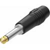 Hicon HI-J63TC-SM jack konektor 6.35 mm zástrčka, rovná Pólů: 2 mono černá 1 ks