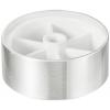TRU COMPONENTS TC-11696520 otočný knoflík s označením stříbrná (Ø x v) 40 mm x 17 mm hliník, plast 1 ks