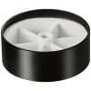 TRU COMPONENTS TC-11696532 otočný knoflík s označením černá (Ø x v) 48 mm x 19 mm hliník, plast 1 ks