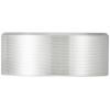 TRU COMPONENTS TC-11696464 otočný knoflík s označením stříbrná (Ø x v) 25 mm x 10 mm hliník, plast 1 ks