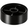 TRU COMPONENTS TC-11696472 otočný knoflík s označením černá (Ø x v) 25 mm x 10 mm hliník, plast 1 ks