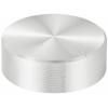 TRU COMPONENTS TC-11696484 otočný knoflík s označením stříbrná (Ø x v) 29 mm x 10 mm hliník, plast 1 ks