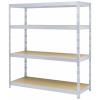 TOOLCRAFT TO-8701227 základní modul upínacího regálu , (š x v x h) 1.6 x 1.8 x 60 m, kov, MDF, stříbrná