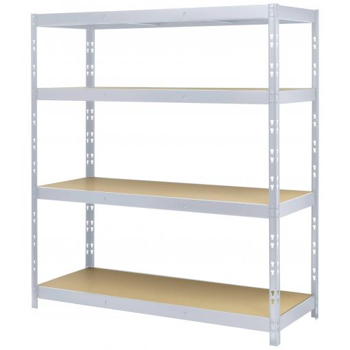 TOOLCRAFT TO-8701227 základní modul upínacího regálu , (š x v x h) 1.6 x 1.8 x 60 m, kov, MDF, stříbrná