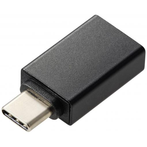 Renkforce USB 3.1 (Gen 2) adaptér [1x USB-C® zástrčka - 1x USB 3.1 zásuvka A ] RF-5771512 0.00 m hliníková zástrčka