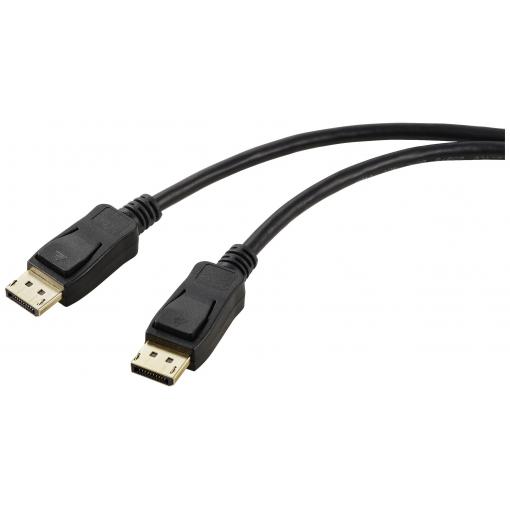 Renkforce DisplayPort kabel Konektor DisplayPort, Konektor DisplayPort 2.00 m černá UHD 8K @ 60 Hz Kabel DisplayPort