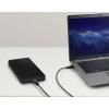 Renkforce USB kabel USB 2.0 USB-A zástrčka, USB-A zástrčka 1.00 m černá PVC plášť RF-5771508