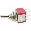 TRU COMPONENTS TC-11546996 páčkový spínač 125 V/AC, 250 V/AC 3 A 2x zap/zap s aretací 1 ks