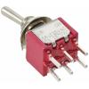 TRU COMPONENTS TC-11546996 páčkový spínač 125 V/AC, 250 V/AC 3 A 2x zap/zap s aretací 1 ks