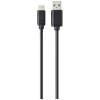 Renkforce USB kabel USB 2.0 USB-C ® zástrčka, USB-A zástrčka 1.80 m černá kompletní stínění RF-5720398