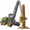 bruder model zemědělského stroje John Deere Harvester se stromem hotový model Model traktoru