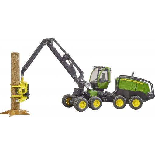 bruder model zemědělského stroje John Deere Harvester se stromem hotový model Model traktoru