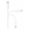 Renkforce USB kabel USB 2.0 USB-A zástrčka, Apple Lightning konektor 3.00 m bílá (ledový vzor) RF-5724088