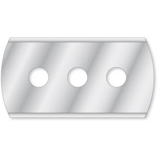 Náhradní čepel pro škrabku na domácnost se 3 otvory, 43 x 23 mm 023905