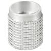 TRU COMPONENTS TC-11613880 otočný knoflík s označením stříbrná (Ø x v) 14 mm x 16 mm hliník 1 ks