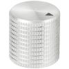 TRU COMPONENTS TC-11613848 otočný knoflík s označením stříbrná (Ø x v) 17 mm x 17 mm hliník 1 ks