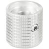 TRU COMPONENTS TC-11613848 otočný knoflík s označením stříbrná (Ø x v) 17 mm x 17 mm hliník 1 ks
