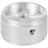 TRU COMPONENTS TC-11613820 otočný knoflík s označením stříbrná (Ø x v) 30 mm x 17 mm hliník 1 ks